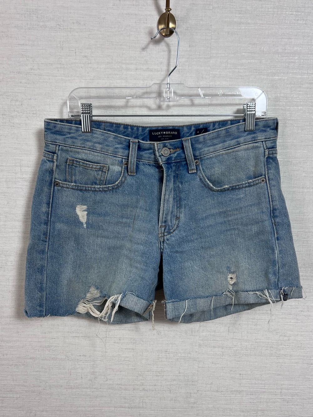 Lucky Brand Boyfriend Cut Off Denim Jean Shorts
